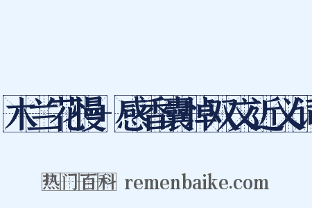 木兰花慢+感香囊悼双文近义词是什么意思的图片